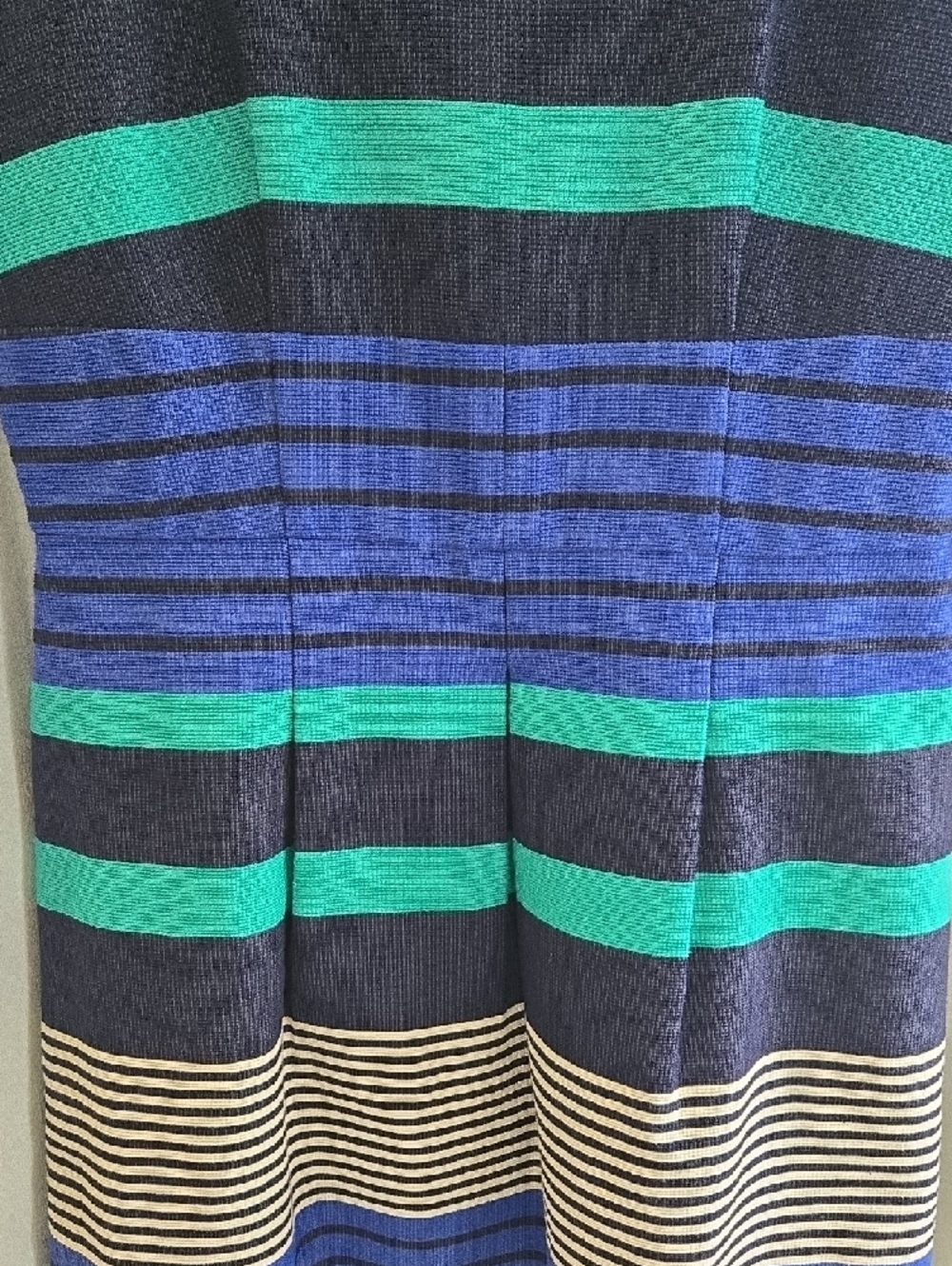 LOFT Heavy Knit Striped Sleeveless Dress – Size 6, Like New - Picture 4 of 11